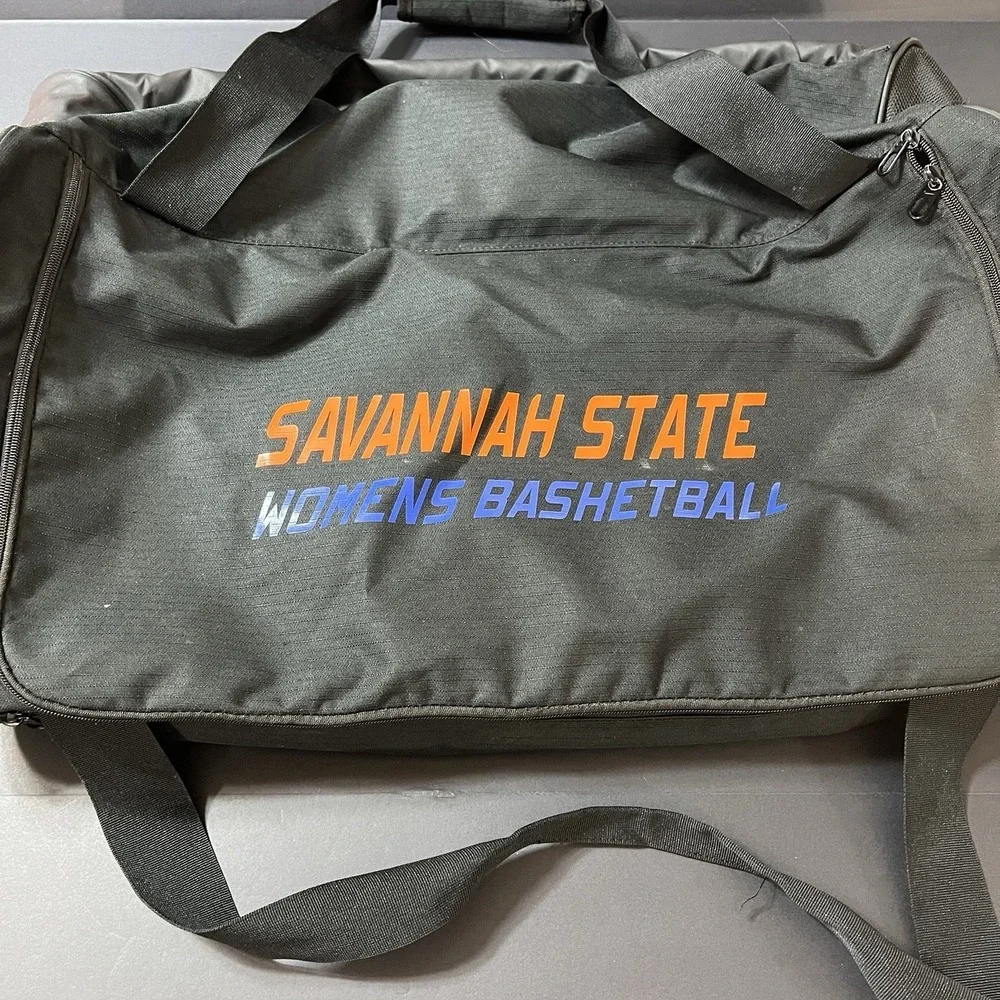 Nike Savannah State Women's Basketball Black Duffle Bag w/ Strap Athletic Sports